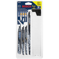 BOSCH RSE009 9 pc. Edge Reciprocating Saw Blade Set