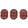 BOSCH SR5R000 6 pc. Assortment 5 In. 8 Hole Hook-And-Loop Sanding Discs
