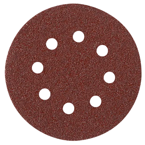 BOSCH SR5R040 5 pc. 40 Grit 5 In. 8 Hole Hook-And-Loop Sanding Discs