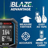 BOSCH GLM165-25G BLAZE™ Green-Beam 165 Ft. Laser Measure
