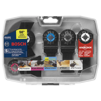 BOSCH OSL005C 5 pc. Starlock® Oscillating Multi-Tool Accessory Blade Set