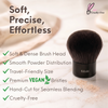 Kabuki Brush - Hand cut, Vegan, Cruelty-Free Mineral Makeup Brush