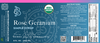 Rose Geranium Simple Syrup - Organic