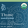 Thyme Simple Syrup - Organic