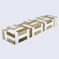 Wood & Resin Inlay Box Marquetry Decorative Keepsake 8 Sizes