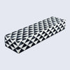 Marquet Prism Black White Resin Inlay Storage Box, 8 Sizes