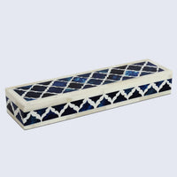 Decorative Box Patisserie Classic Collection Bone & Resin Inlay in 7 Sizes