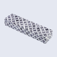 Decorative Storage Box Star Pattern  Bone & Resin Inlay - Grey, 7 Sizes