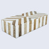 Marquet Chevron Resin & Wood Inlay Storage Box - 8 Sizes