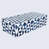 Blue and White Resin Inlay Storage Box – Marquet Indigo Collection