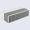 Black White Resin Inlay Decorative Storage Box – Mono Lead Collection (7 Sizes)