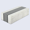 Black White Resin Inlay Decorative Storage Box – Mono Sprint Collection (7 Sizes)