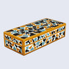 Mosaic gold pattern Resin Inlay decorative boxes in 7 Sizes