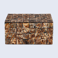 Decorative Box Kept Paradox Collection Horn Inlay available in 7 sizes