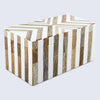 Marquet Chevron Resin & Wood Inlay Storage Box - 8 Sizes