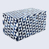 Blue and White Resin Inlay Storage Box – Marquet Indigo Collection