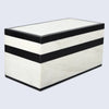 Black White Resin Inlay Decorative Storage Box – Mono Court Collection (7 Sizes)