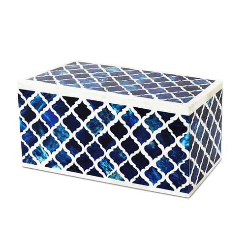 Decorative Box Patisserie Classic Collection Bone & Resin Inlay in 7 Sizes