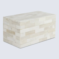 Decorative Box White Bone Inlay Collection White 8 Sizes