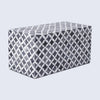 Decorative Storage Box Star Pattern  Bone & Resin Inlay - Grey, 7 Sizes