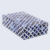 Decorative Storage Box Star Pattern Bone & Resin Inlay - Blue, 7 Sizes