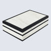 Black White Resin Inlay Decorative Storage Box – Mono Court Collection (7 Sizes)