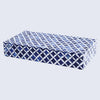 Decorative Storage Box Star Pattern Bone & Resin Inlay - Blue, 7 Sizes