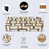 Wood & Resin Inlay Box Marquetry Decorative Keepsake 8 Sizes