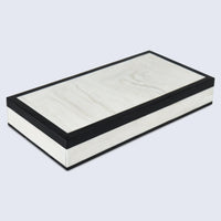 Black White Resin Inlay Decorative Storage Box – Mono Court Collection (7 Sizes)