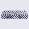 Decorative Storage Box Star Pattern  Bone & Resin Inlay - Grey, 7 Sizes