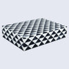 Marquet Prism Black White Resin Inlay Storage Box, 8 Sizes