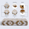 Marquet Array Resin & Wood Inlay Storage Box - 8 Sizes