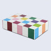 Decorative Box Medley Jester Pattern Resin Inlay, Available in 7 Sizes