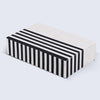 Black White Resin Inlay Decorative Storage Box – Mono Lead Collection (7 Sizes)