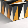 Black Golden Resin Inlay Decorative Storage Box - 7 Sizes