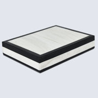 Black White Resin Inlay Decorative Storage Box – Mono Court Collection (7 Sizes)