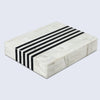 Black White Resin Inlay Decorative Storage Box – Mono Sprint Collection (7 Sizes)