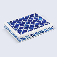 Decorative Box Patisserie Classic Collection Bone & Resin Inlay in 7 Sizes