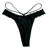 'All You Can Eat' Black Thong Panty