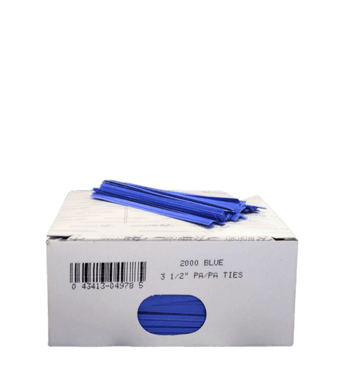Bag Ties, Paper, 3.5", 2000 Count