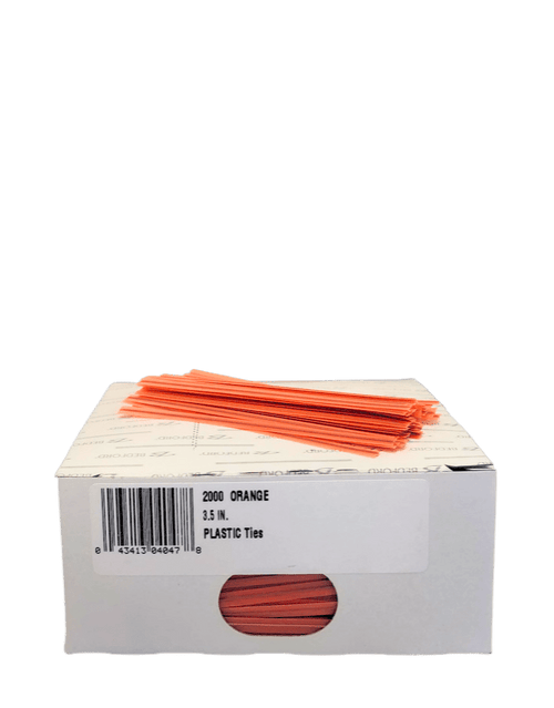 Bag Ties, Plastic, 3.5", 2000 Count