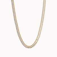 Baguette Tennis Necklace Caris Jewelry