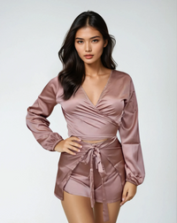 Belle Blouse - Satin