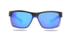 Bandon | Matte Black | Blue Flash Lens