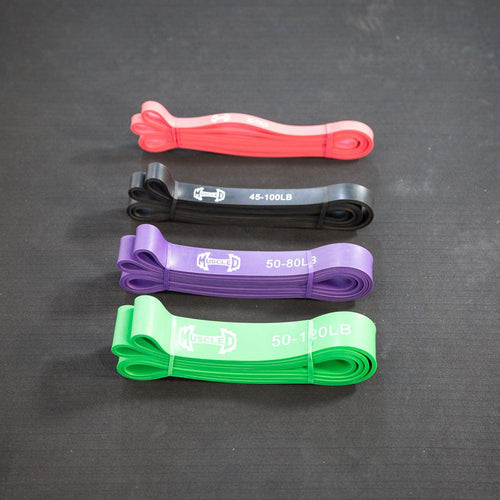 Muscle D Strength Bands - Muscle D Fitness - 41" Length - Multiple SIzes