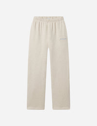 Basics Eggshell Wide Leg Sweatpant