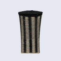 woven-beige-black-laundry-basket-with-handles-11x18