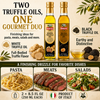 Basso 1904 Black & White Truffle Infused EVOO Duo – Gourmet Finishing Oils – 2 x 8.5 fl oz (250 ml)