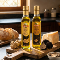 Basso 1904 Black & White Truffle Infused EVOO Duo – Gourmet Finishing Oils – 2 x 8.5 fl oz (250 ml)