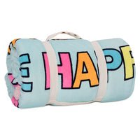 ISCREAM - Be Happy Sherpa Blanket